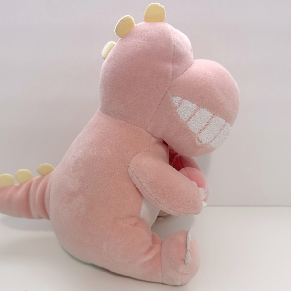 10” Mini Family Valentine Series Heart Sitting Dinosaur Plush Toy - Picture 10 of 12